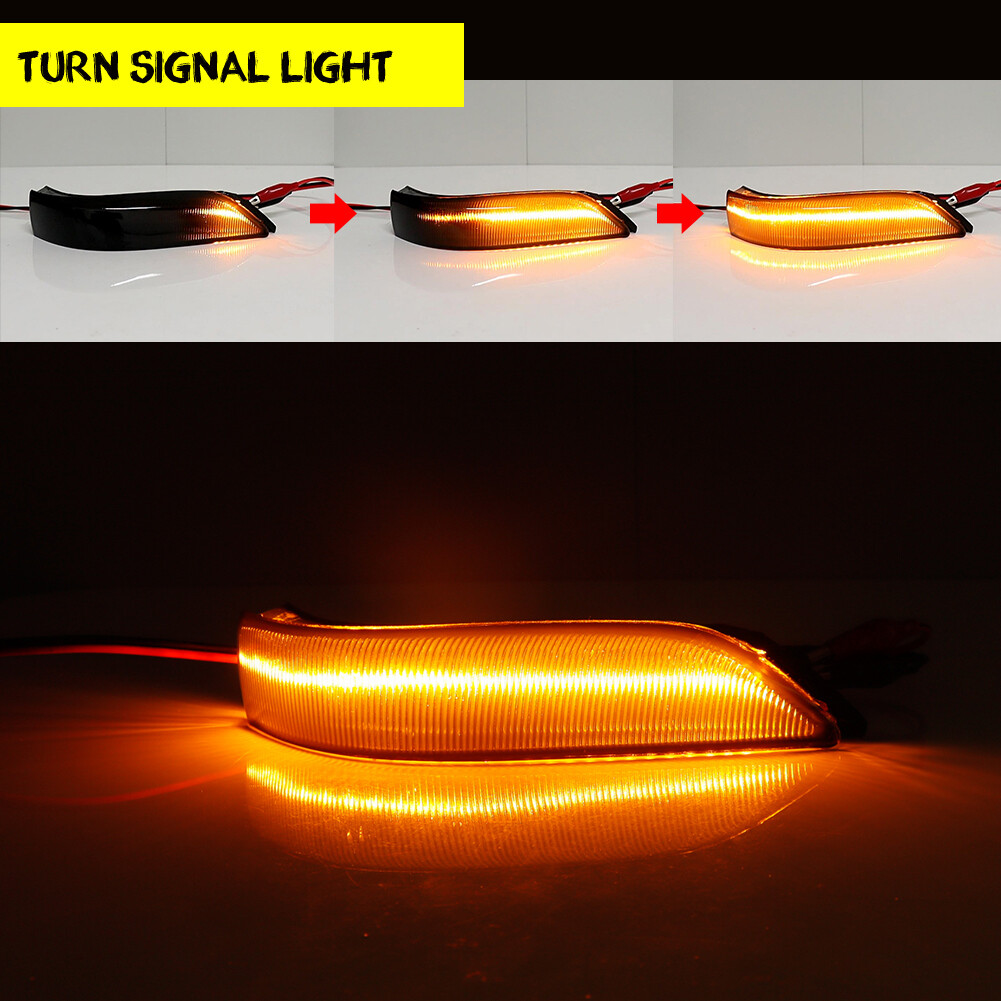 Clear Amber Sequential LED Side Mirror Lights For 2008–2013 Honda Accord & 2006–2009 Acura RL – JDMTECH