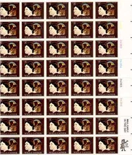Scott #1487....8 Cent ...Willa Cather...Sheet of  40