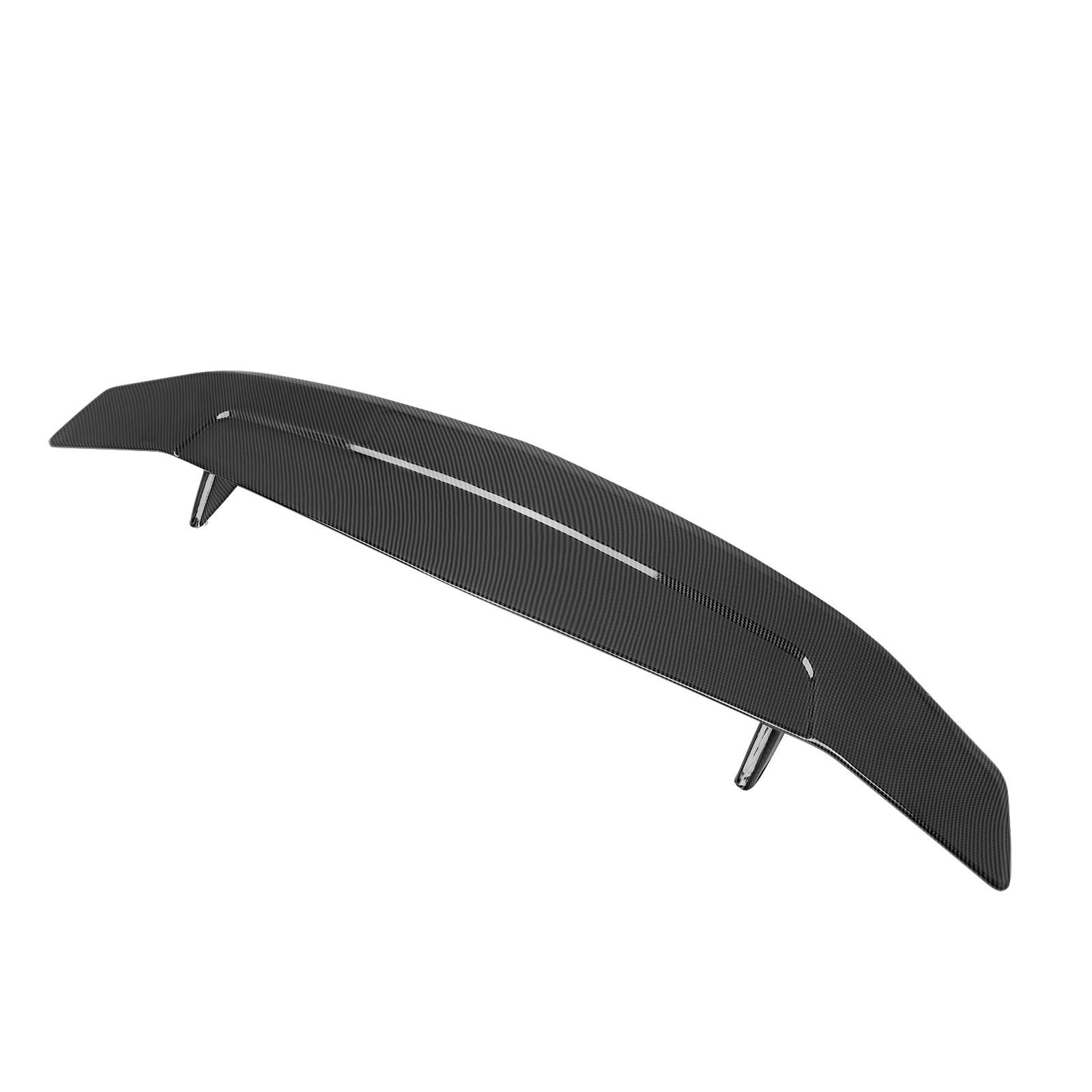 52" GT Rear Wing Spoiler with Brake Light Carbon Fiber For Maserati GranTurismo