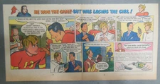 Vaseline Hair Tonic Ad: He Won The Game But Was Losing Girl ! from 1940's-50's 