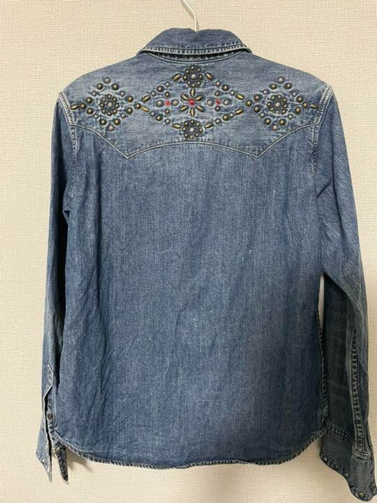 トップス Schott / custom denim western shirts Denim Western Shirt SH2532