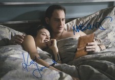 Moritz Bleibtreu & Kasia Smutniak Autogramme signed 20x30 cm Bild
