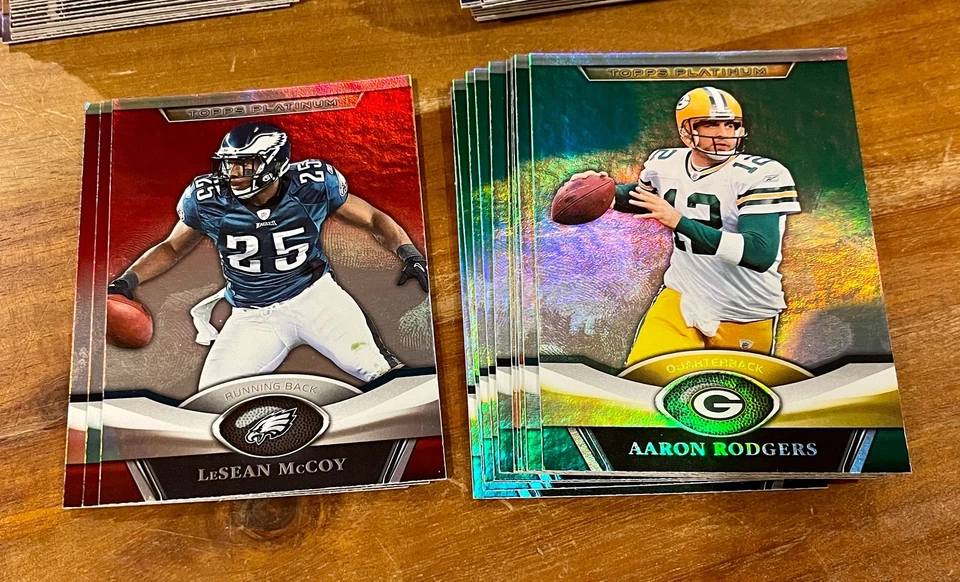 2011 Topps Platinum Football Cards 1-150 (NM) - You Pick - Complete Your Set - Image 4 of 4