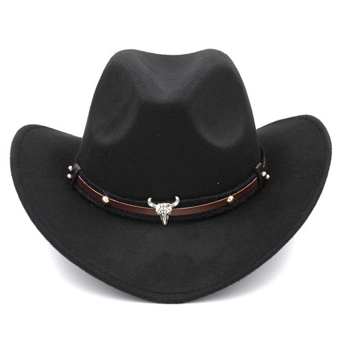 Women Men Classical Western Style Wide 