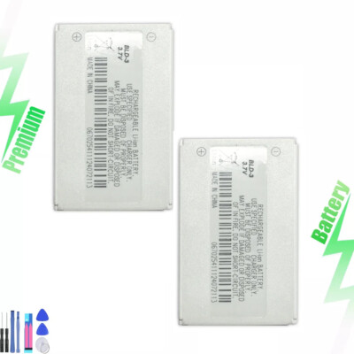2PCS For Nokia BLD-3 Replace Rechargeable Li-Ion Battery 8910 8910i 7250 7210