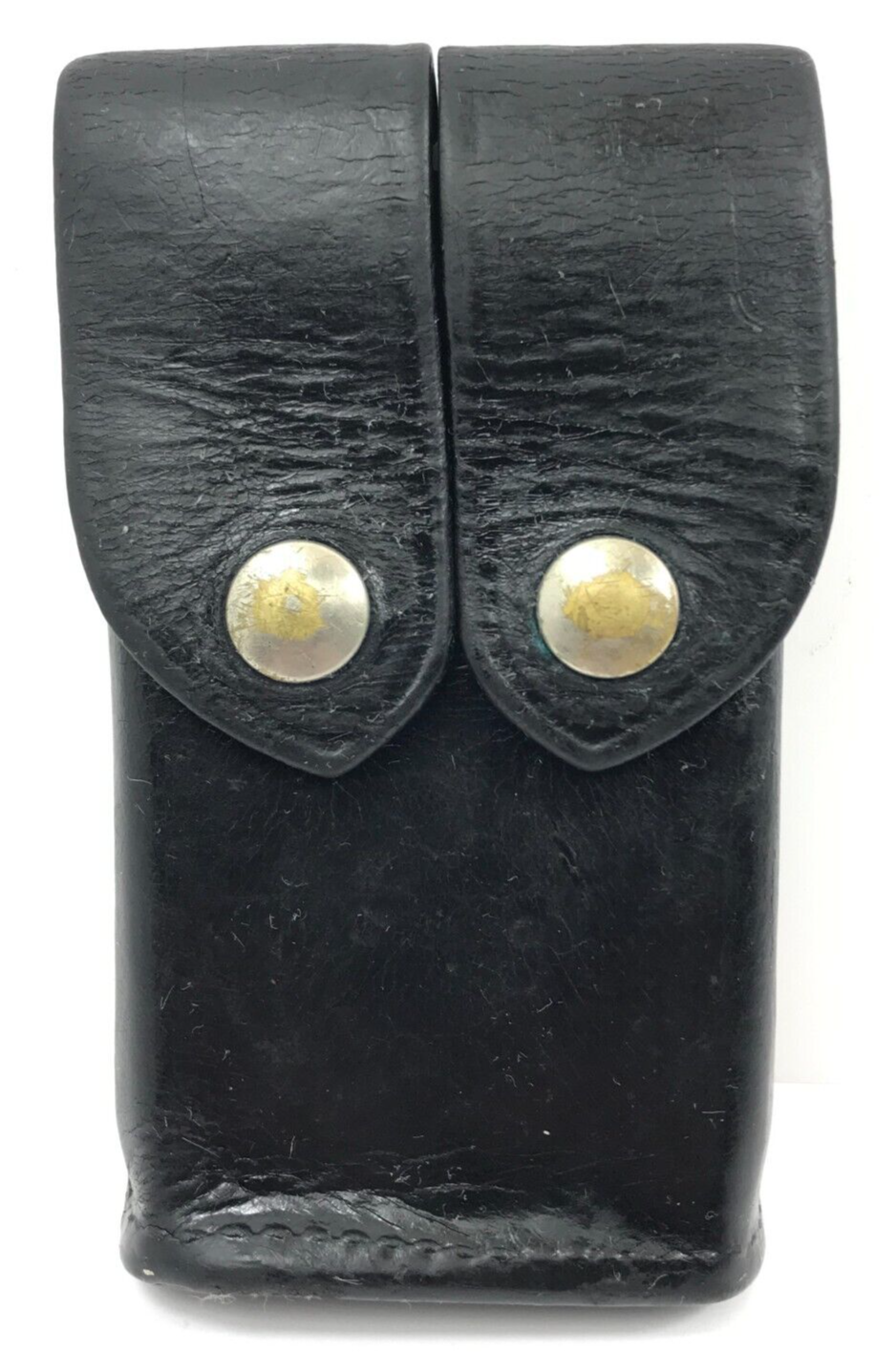 Safariland Leather Double Magazine Pouch S&W 59 .45 Auto Browning 9mm 8738-LX-image