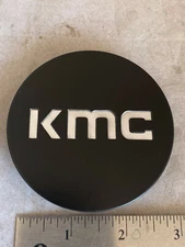 KMC Custom Wheel Rim Hub Cover Satin Black Center Cap 6231K79 KM700CAPB-SB