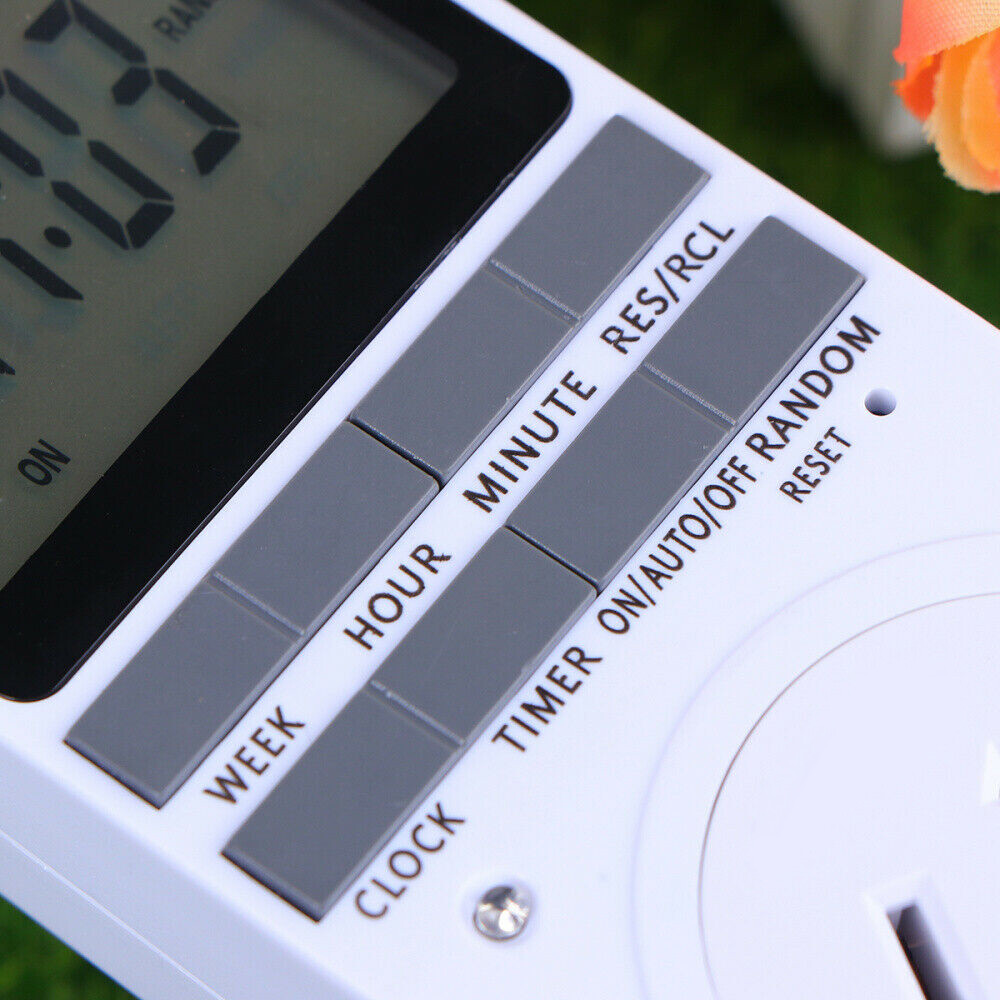 240V Timer Digital Programmable Electric AU Plug Power Socket LCD Timer ...