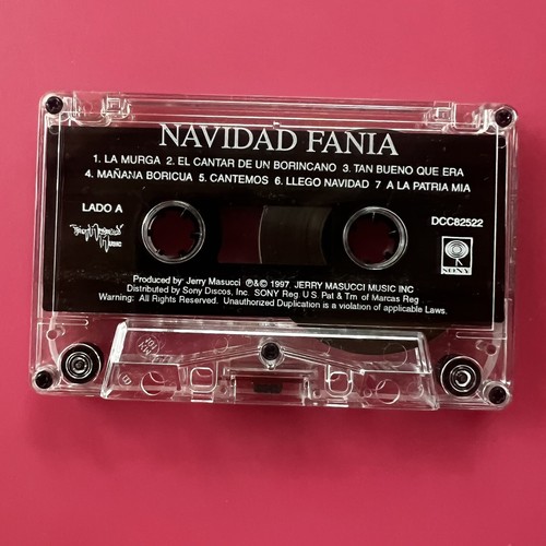 V/A - Navidad Fania Cassette Tape Latin 1997 Rare Compilation Salsa Christmas NM - Picture 4 of 4