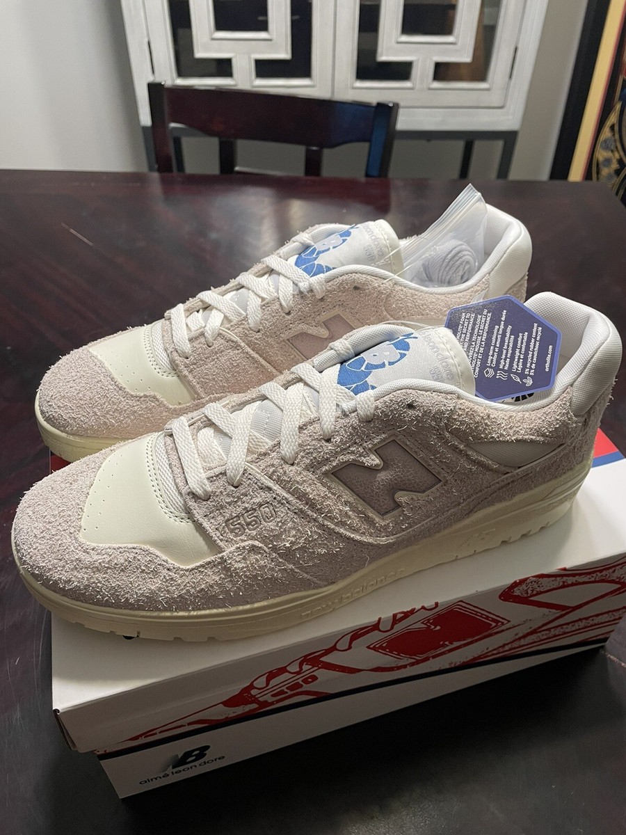 Size 11.5 M- Aime Leon Dore x New Balance 550 Grey Suede BB550AC1