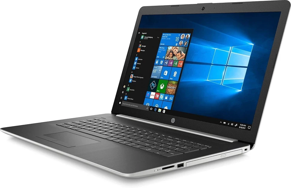 HP 17-by1061st i3-8145U 17.3" 2.1GHz 8GB/1TB HDD/DVD-Writer /Win10 laptop-Silver - Image 4 of 4