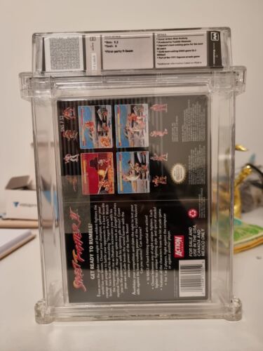 Street fighter 2 SNES 1992 First Print NTSC 9.2 A Sealed VGA WATA Graded - Picture 2 of 7