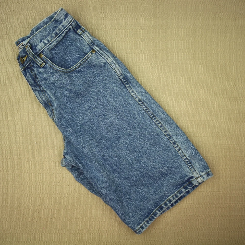 Pantalones Cortos Guess Jean Niño Talla 10 Vintage Años 90 Denim Lavado Medio Foto 4 de 4