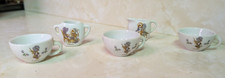 Vintage 1970s - Holly Hobbie - China Kids Tea Set - INCOMPLETE Set Blue Bonnet