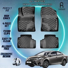 Custom Car Floor Mats Fits Toyota Avensis 2015-2018 Rubber All Weather 3d Liners