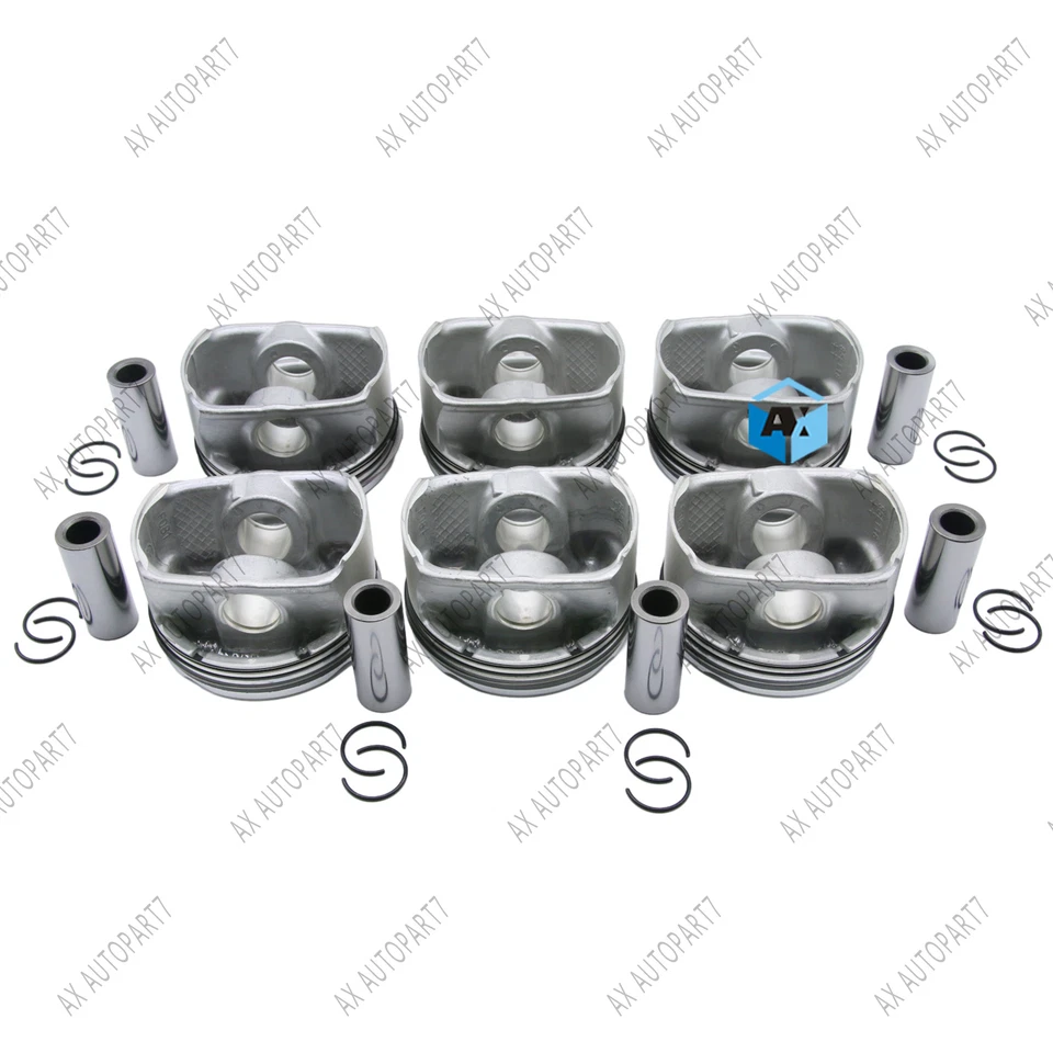 MAHLE Pistons & Rings Set 10.7:1 Φ85+0.5mm For BMW E90 E83 328i 528i X1 N52 3.0L - Image 3 of 4