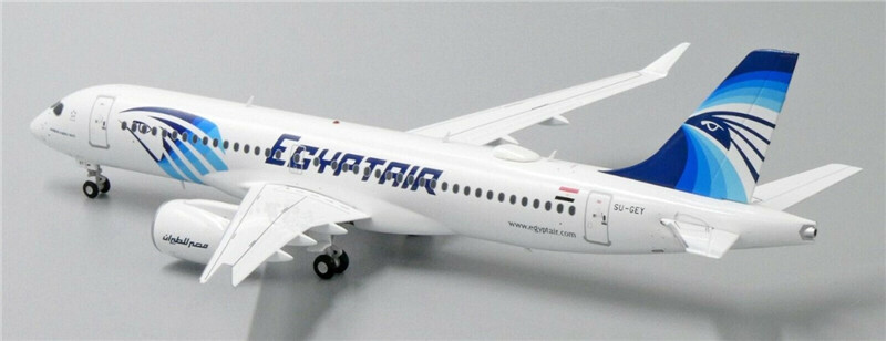 航空機・ヘリコプター JC WINGS 1/200 EGYPTAIR A220-300 SU-GEY 1:200 JC Wing Egyptair Airbus A220-300 Diecast Models SU-GEY