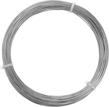 135 Ft Stainless Braided Picture Hanging Wire, Supports up to 30 Lbs