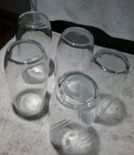 Vintage   Set of  5   Clear  Swirl  Water / Iced Tea Glasses — photo 5
