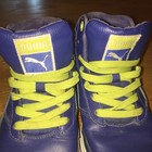 PUMA Boys Running Athletic Shoes Non-Marking Hi Top Blue Sneakers 4.5 Gym Tennis — photo 8