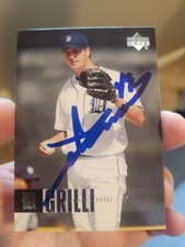 Autograph Signed 2006 Upper Deck 614 Jason Grilli Detroit Tigers Baseball Card