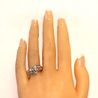 14k white gold .82ct marquise SI2 H diamond engagement ring vintage ladies 4.2g — photo 8
