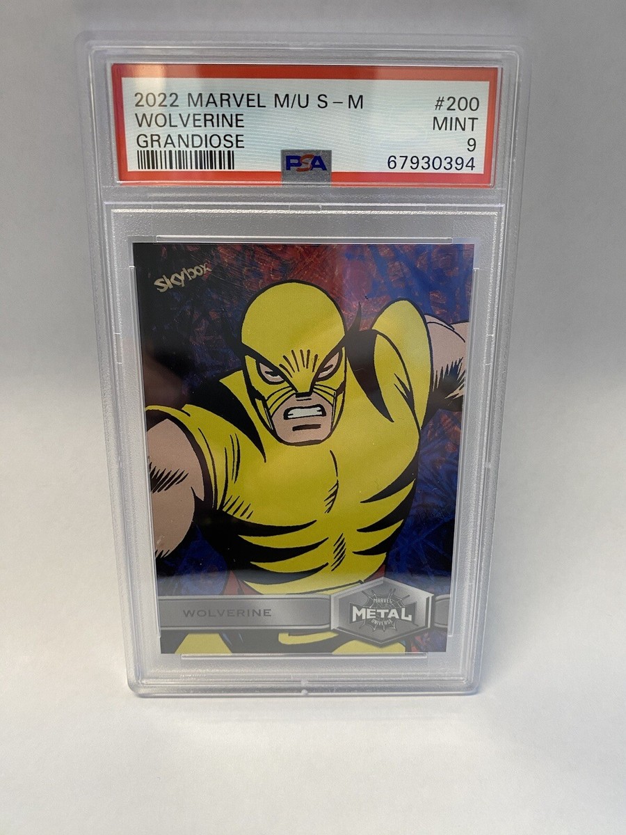 2022 Marvel Metal Universe Wolverine Grandiose PSA 9 POP 1 None 