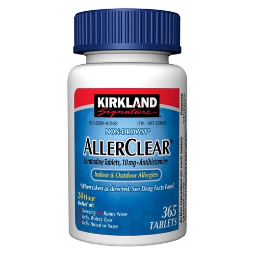 Kirkland Signature Non Drowsy Allerclear Loratadine Tablets, Antihistamine, - Picture 9 of 12