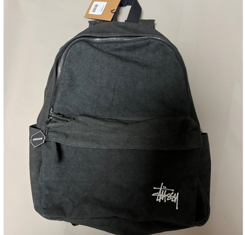 Stussy Canvas Backpack Washed Black 134252 / 100% Authentic - 第 1/6 張圖片
