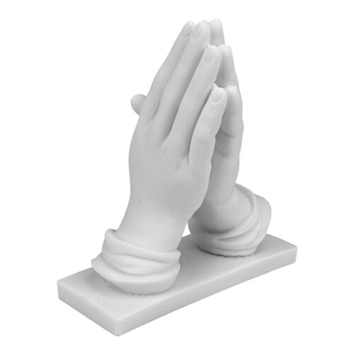 Praying Hands of Jesus Christ Religious Christian Cast Alabaster Statue - Picture 4 of 10