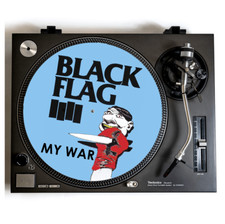 BLACK FLAG Turntable Slipmat for Vinyl Records 12" DJ Slip Mat punk rock vinyls