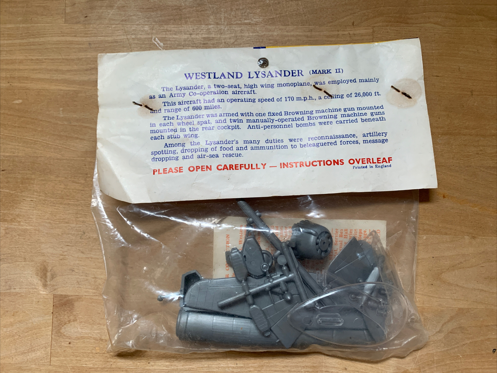 UNOPENED 1959 VINTAGE AIRFIX BAGGED MODEL KIT 1:72 1385 WESTLAND ...