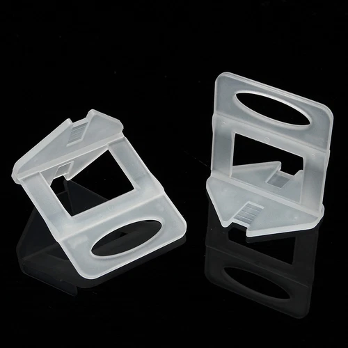 100Pcs 2MM 3MM Tile Leveling System Levelling Clips For Wall Floor Tile Spacer - Picture 12 of 14
