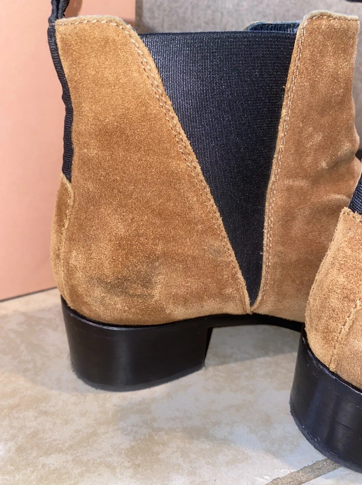 Acne Studios Jensen Suede Ankle Boots - Image 2 of 4