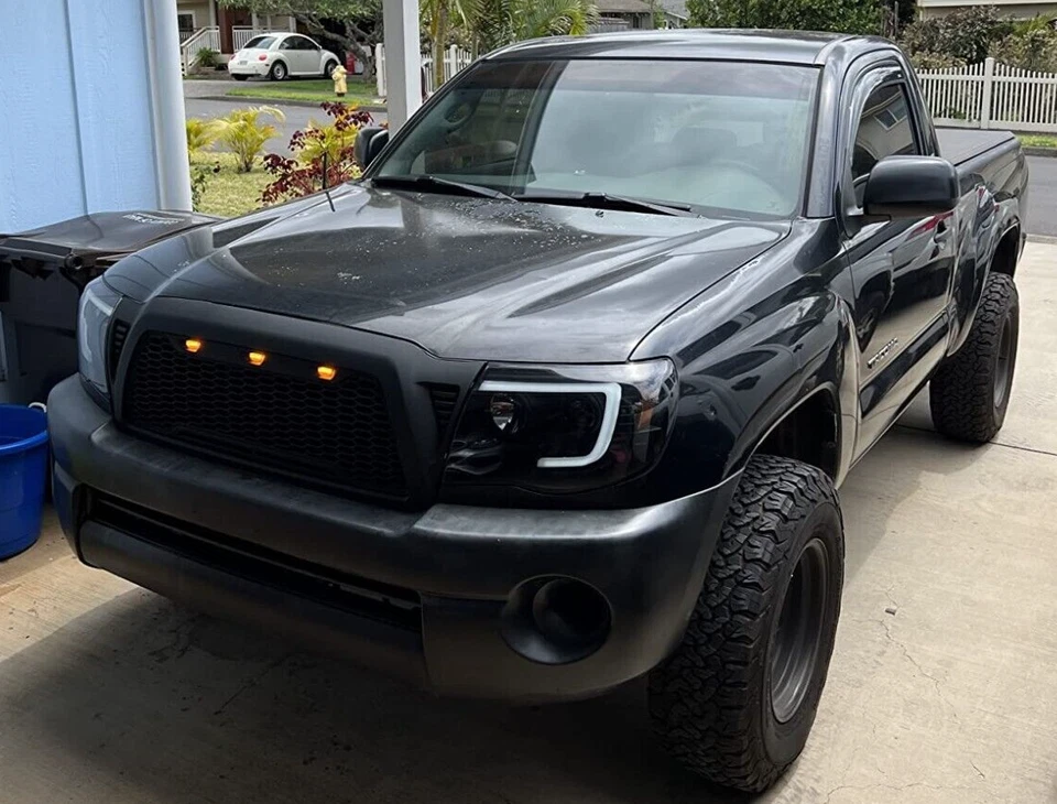 AVS Rain Guards Vent Visors In Channel for 2005-2014 Toyota Tacoma Single Cab - Image 3 of 4