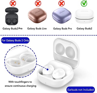 Galaxy Buds2 ケース付き Amazon.com: Wired Charging Case Compatible with Samsung Galaxy