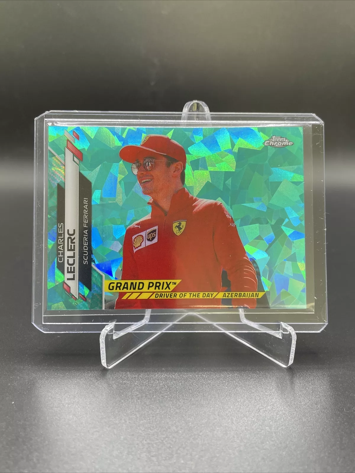 2020 Topps Chrome Sapphire Formula 1 F1 Charles Leclerc Aqua 53/99 #157