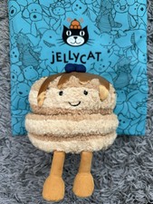 Jellycat Amuseable Fran Pancake- Rare SOLD OUT -W/Dust Bag- Free Shipping USA