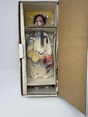 MORNING SONG Porcelain DOLL Cheyenne Bride by JUDY BELLE Danbury Mint, Box Issue