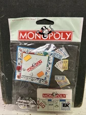 Jolees Boutique Tiny 3D Monopoly Scrapbook Stickers (Hasbro 2003) Vintage NEW
