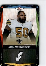 2025 Uno Elite NFL  Alt Jerseys  Foil SP    Khalen Saunders
