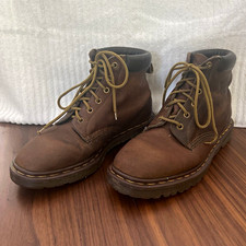 Vintage Dr. Martens MADE IN ENGLAND 939 Ben Crazy Horse Brown Leather UK 8 US 9