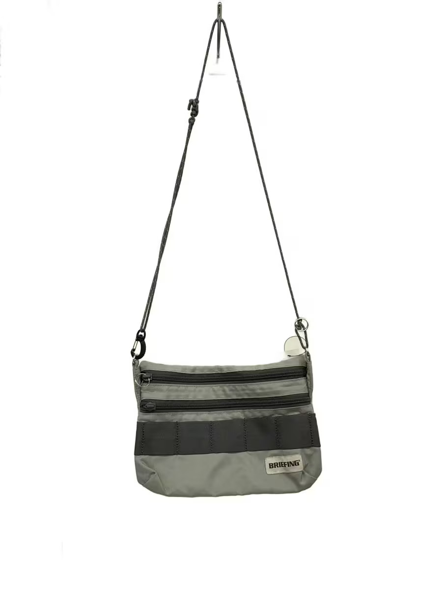 BRIEFING x BEAMS BOY Shoulder Bag, Nylon, Gray, Solid Color