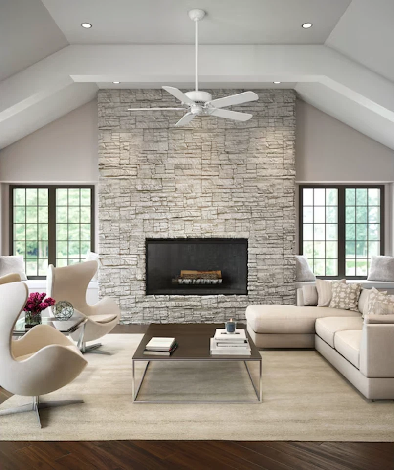 NEW Casablanca Panama DC EnergyStar 54" Ceiling Fan - Snow White, Remote, 59510 - Image 4 of 4