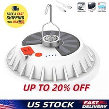 Solar Hanging Light Camping Outdoor Light Lamp Lantern Rechargeable With Remote