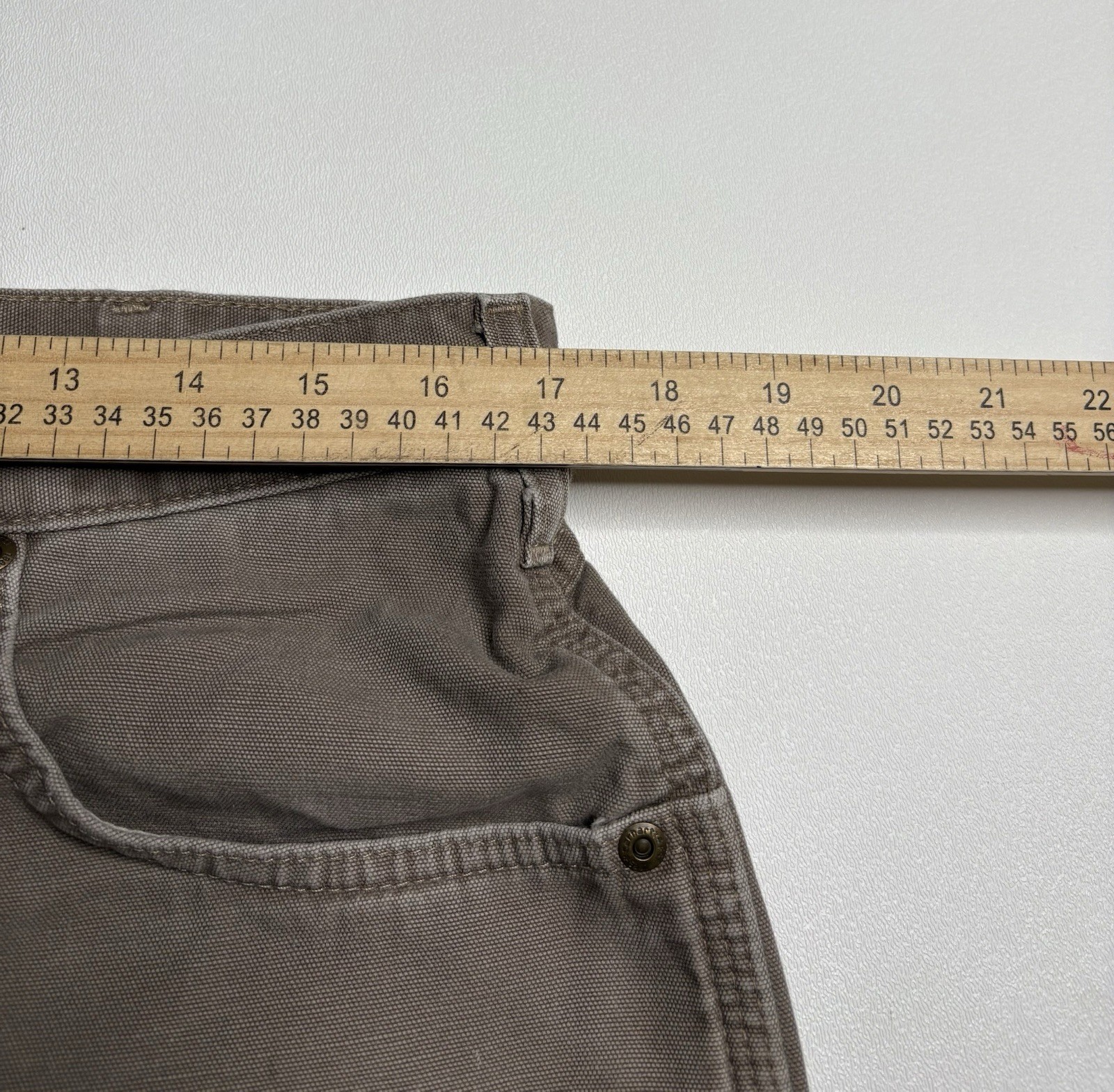 Carhartt Loose Fit Workwear Distressed Utility Pants Tan B159-MUS Mens 34x31* thumbnail 10