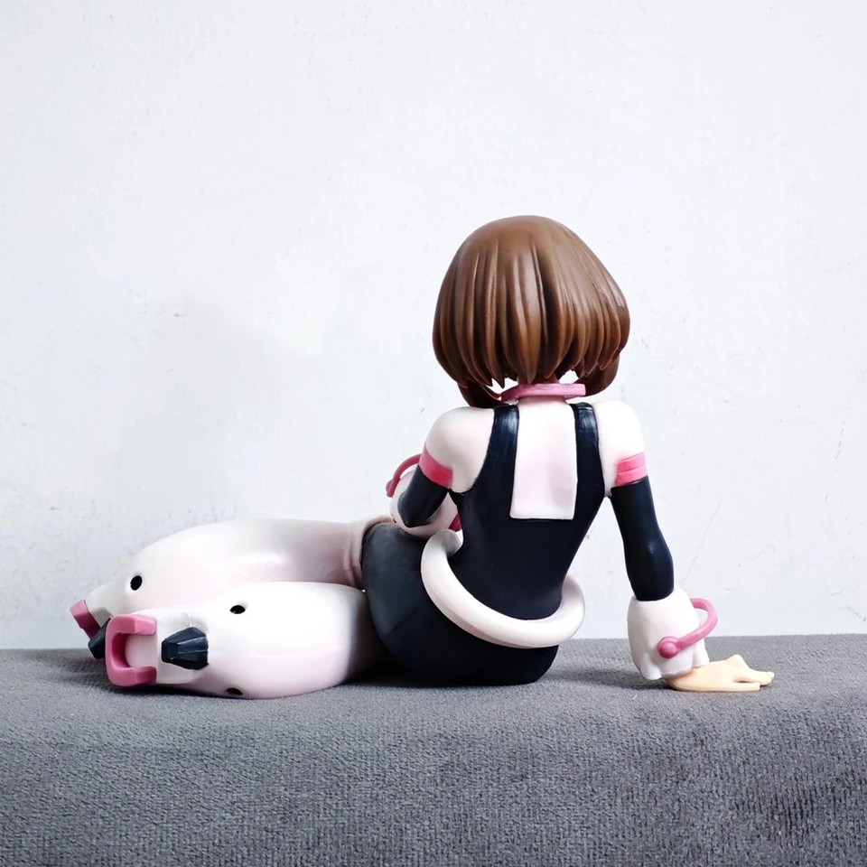 Anime Zhongkaihua MHA Figura Toga/Uraraka Figura De 10 Cm PVC Sentado Anime Zhongkaihua MHA Figura Toga/Uraraka Figura De 10 Cm PVC Sentado