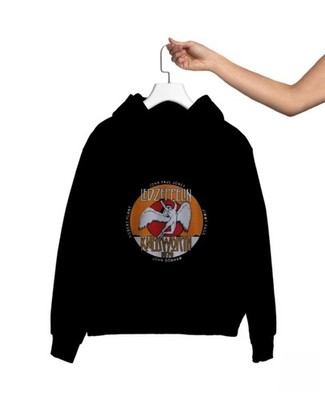 Led Z-E-P-P-E-L-I-N At Knebworth Graphic Mens Hoodie Sweatshirt S M L XL 234XL