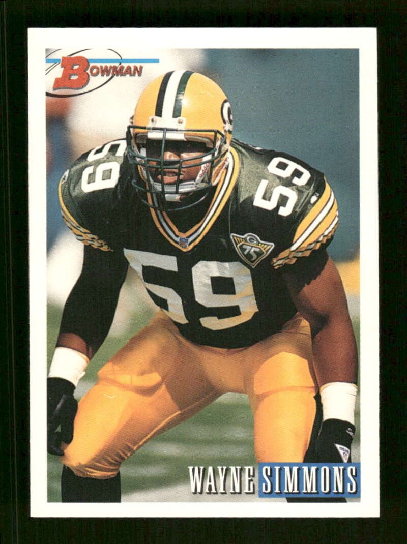 1993 Bowman #81 Wayne Simmons NM Near Mint RC Rookie Packers BXCP17