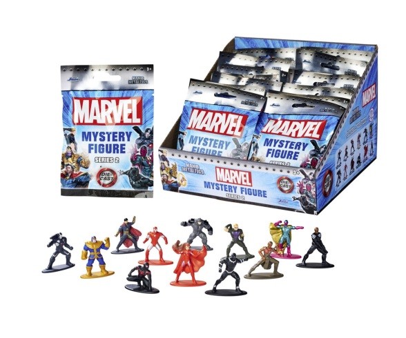 Jadatoys Marvel Blind Pack Nanofigs 12-Pack Display Model - New